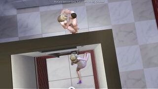 Shy Nerd Hides And Watches Her Ally Get Creampied - sims 4 - CG Comics