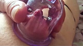 Pumping Suck Hard My Pierced Nipps