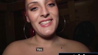 Pink-Haired Spanish Honey Takes It Hard for Money