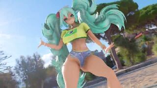 Hatsune Miku sex dance