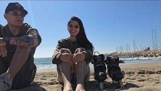 Cheating Girlfriend SCREWS Stranger In PUBLIC Washroom!