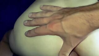 Sex with aged slim model