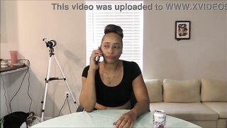 Kendra keeps burping as that babe takes this important call