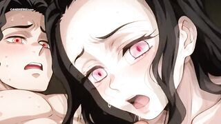Muzan Pounded Nezuko Hard – Her Demon Groans Echoing Throughout Infinity Castle - AI Generated