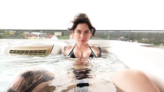 My Stepsister Lets Me Watch Her Vagina For The 1st Time And I Cum On Her Nice-looking Face