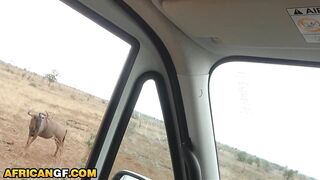Cute Ebony Girlfriend HARDCORE Unfathomable Mouth & Doggy style Makes Her Trickle