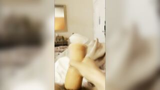 Hotel Room and My Huge Toy