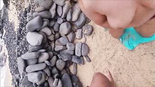 Drilled by a stranger during the time that slim dipping at a nudist beach