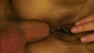 Slender Teen Drilled and Spunk flow on Face by a Vintage Biggest Weenie