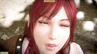 Last Dream 7 FF7 - Cissnei Remix Color WM (No Sound) By InitialA Animation CG Comics