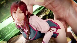 Last Dream 7 FF7 - Cissnei Remix Color WM (No Sound) By InitialA Animation CG Comics