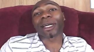 Breasty Black Whore Drinks Jizz Without Shoe After Sexy Screw with BBC