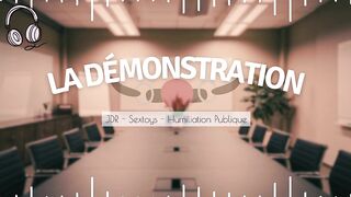 Your boss tries sex tools on u in public - english audio femdom