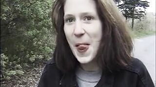 Teen From Germany Pounded by Mature Guy in Her Constricted Vagina