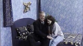 Teen From Germany Pounded by Mature Guy in Her Constricted Vagina