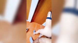 Venezuelan sister-in-law having great sex in the hotel hallway