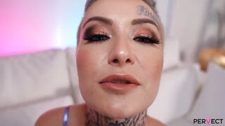 Tabitha Poison Gets a Interracial in Butt and Vagina Followed by a Massive Facial!