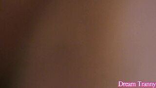 Tranny Janny Costa and Her Allies Try The Fresh Banging Machine