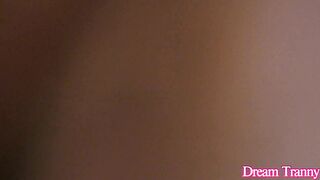 Tranny Janny Costa and Her Allies Try The Fresh Banging Machine