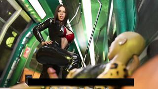Luna Riding Glamorous Tranny Wang Cowgirl Sex And Creampies