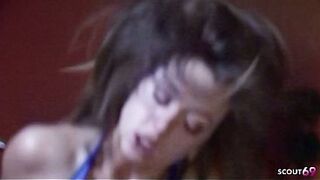 Old Youthful FFM Three-some Fuckfest with 2 Doxies and the Boss when the club is closed