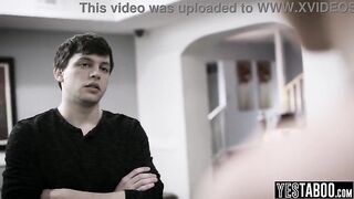 Sexually excited youthful chap free uses small Russian maid's soaked twat during the time that this babe works