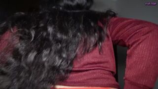 Sucking weenie and screwing reverse missionary cowgirl, vaginal sex, large butt