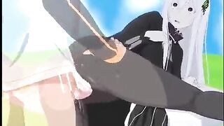 Subaru has sex with the witch of the sin of greed