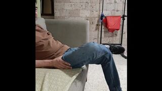 Resigned wife following orders