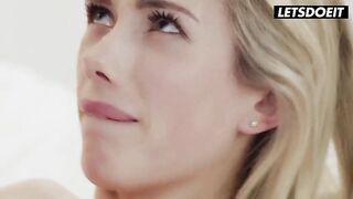 Elegant Golden-haired Sky Pierce Dildo Play to Ardent Sex & Cum on Butt - LETSDOEIT
