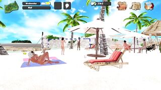 Max's Life Cap 23 - Mi Hermanastra Me Hace Una Paja y Una Chica Hawt Me Chupa La Polla En La Playa