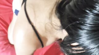 Lalin girl brunette hair after the gym takes me to her abode to screw her in the booty and anal creampie