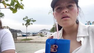 My girlfriend likes to have orgasms in the hotel hallway feeling the adrenaline.