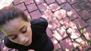 MI ENTRENADOR ME DA LA PROTEINA DE SU VERGA Y ME LA ECHA EN LAS TETAS-highlight