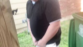 Void urine outside ended with astonishing outdoor fellatio-job / diosaera