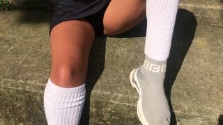 chicks urinating in the street very casual????????