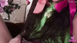 Darksome Haired Cofi Milan Rubs And Fingers Her Moist Pussy!