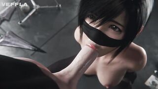 Yuffie Kisaragi's Wild Interrogation Bang: Last Dream Anime 60FPS Creampie Bare Animation