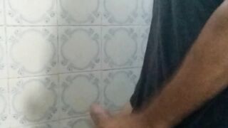 Delightsome shower with spunk flow