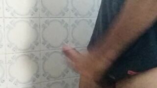 Delightsome shower with spunk flow