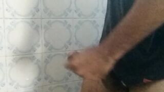 Delightsome shower with spunk flow