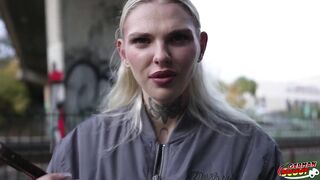 GERMAN SCOUT - Golden-haired Fitness Model Teen Lexi Star Pick Up for Premier Porn Casting Bang