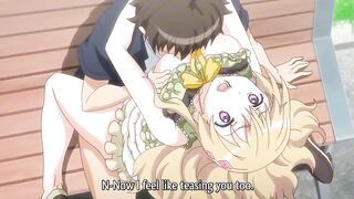 Comics teens screwing in public park