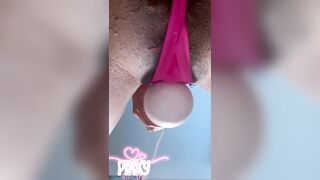 Perspired Post Gym Cum Session