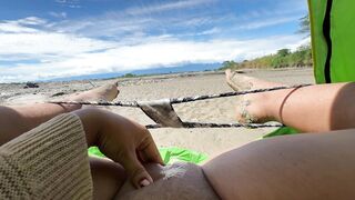 I Like to Touch Myself Until I Reach Climax on the Beach Whilst Being Watched