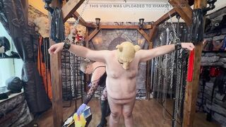 Part three:- Satana's piggy is back in city for some play time with Dominant-bitch Satana!