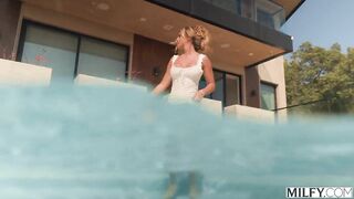 MILFY Nasty Blond mother I'd like to fuck Kate Dalia Has to Sneak Her Hunk Toy Out Of The Abode When Hubby Comes Home Early