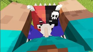 Charming cutie clothed as a cow desires me to milk her and give her my milk