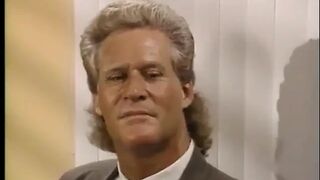 Aged boss bangs his secretary in the office.