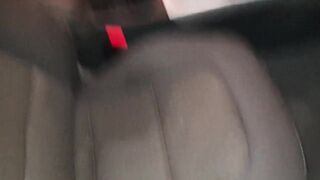 Rosalina Love Sucks My Schlong in the Car and Licks the Cum